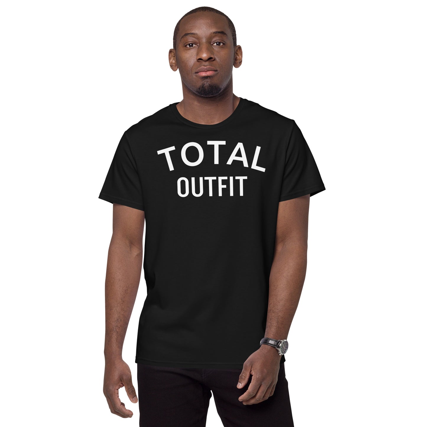 Camiseta premium de algodón para hombre TotalOutfit Logo