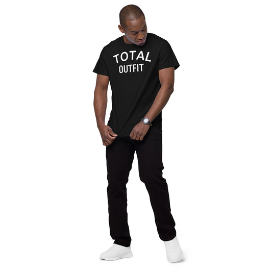 Camiseta premium de algodón para hombre TotalOutfit Logo