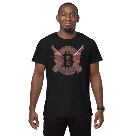 Camiseta premium de algodón para hombre TotalOutfit Bitcoin series