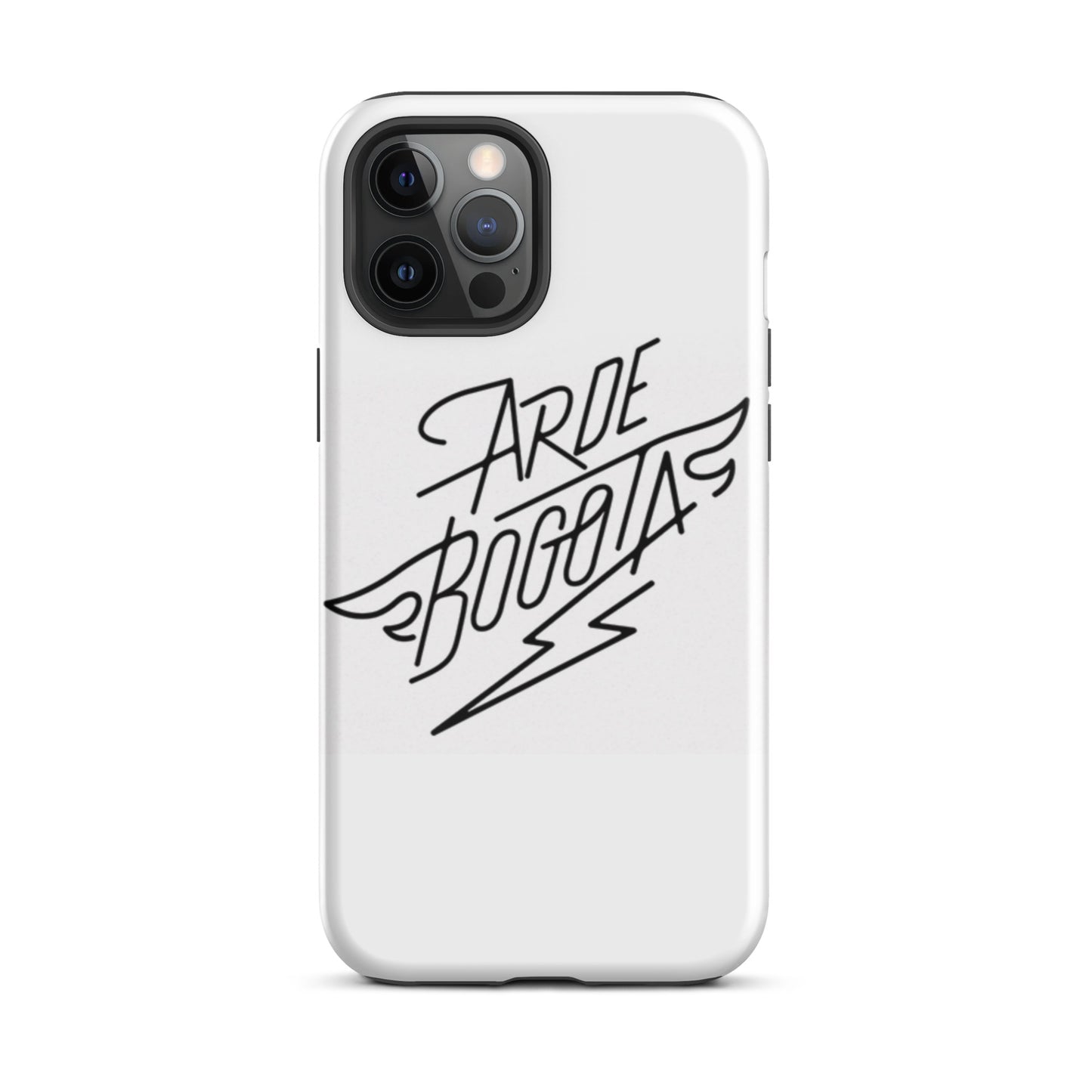 Funda dura para iPhone® Arde Bogotá Logo