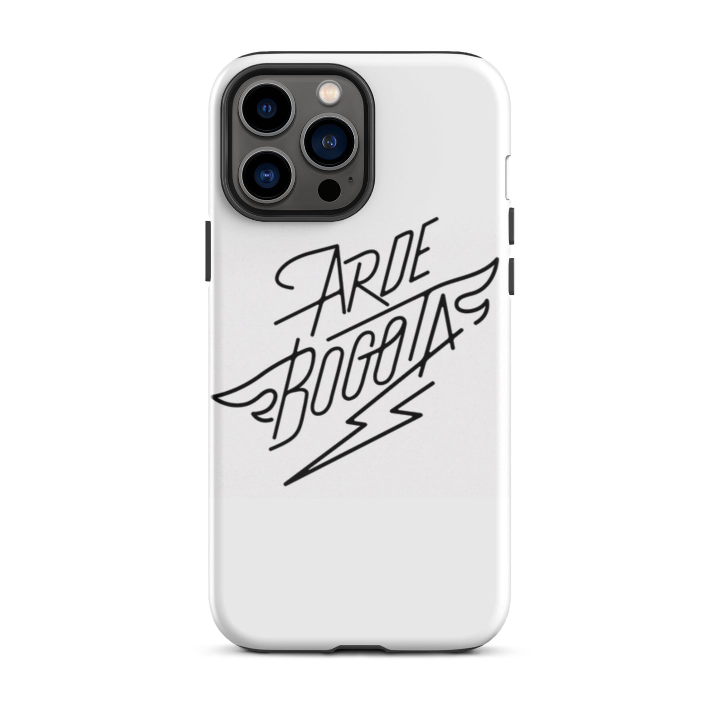Funda dura para iPhone® Arde Bogotá Logo