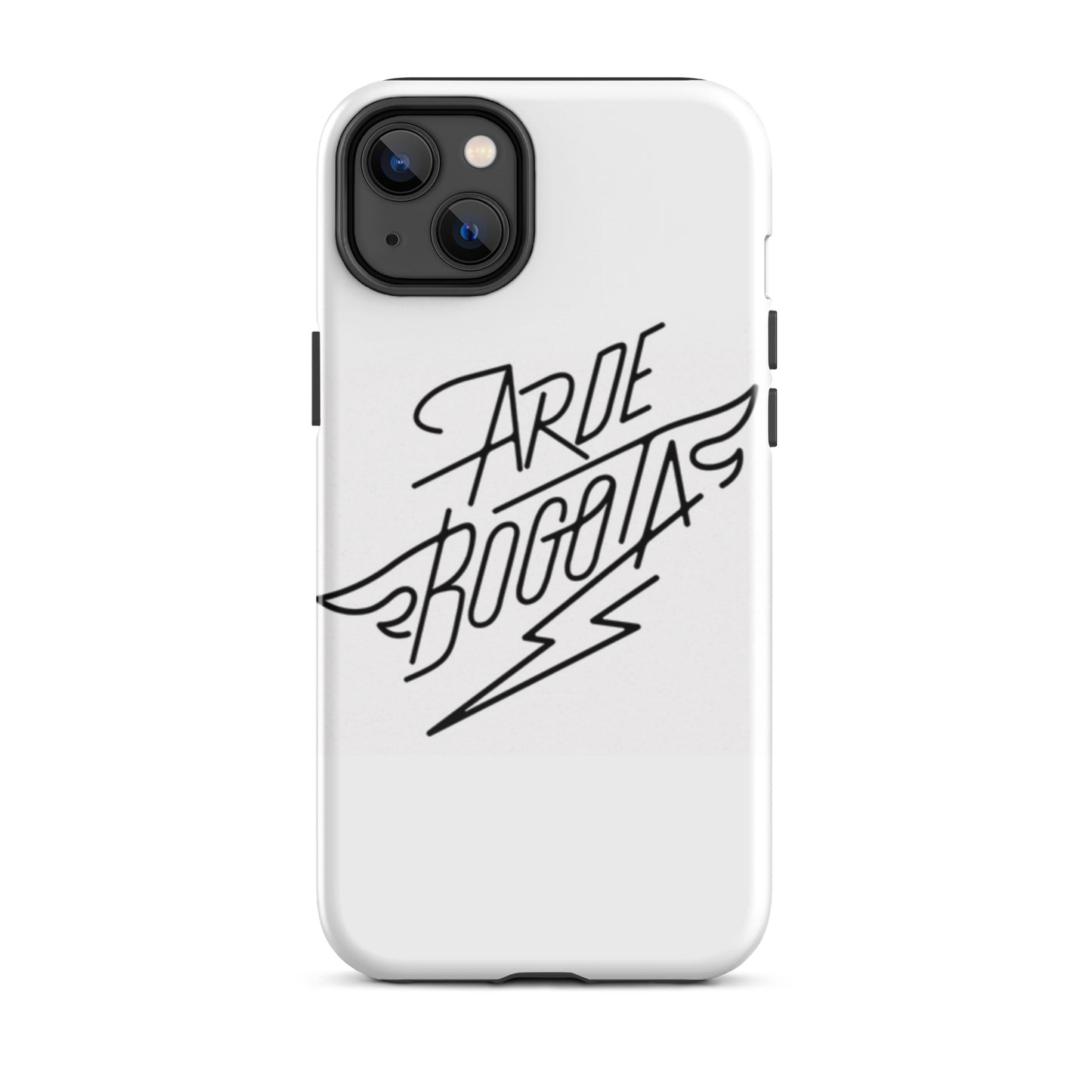 Funda dura para iPhone® Arde Bogotá Logo