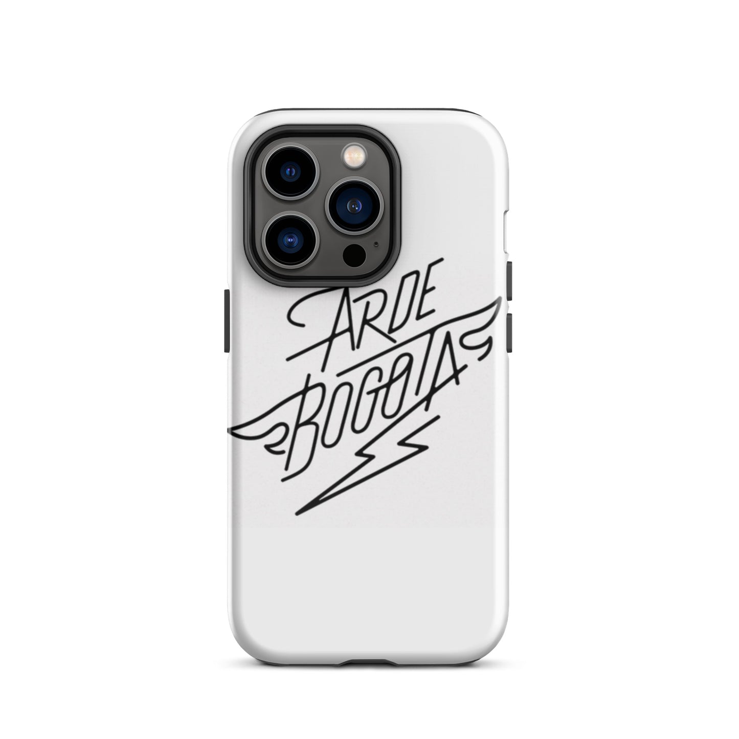 Funda dura para iPhone® Arde Bogotá Logo