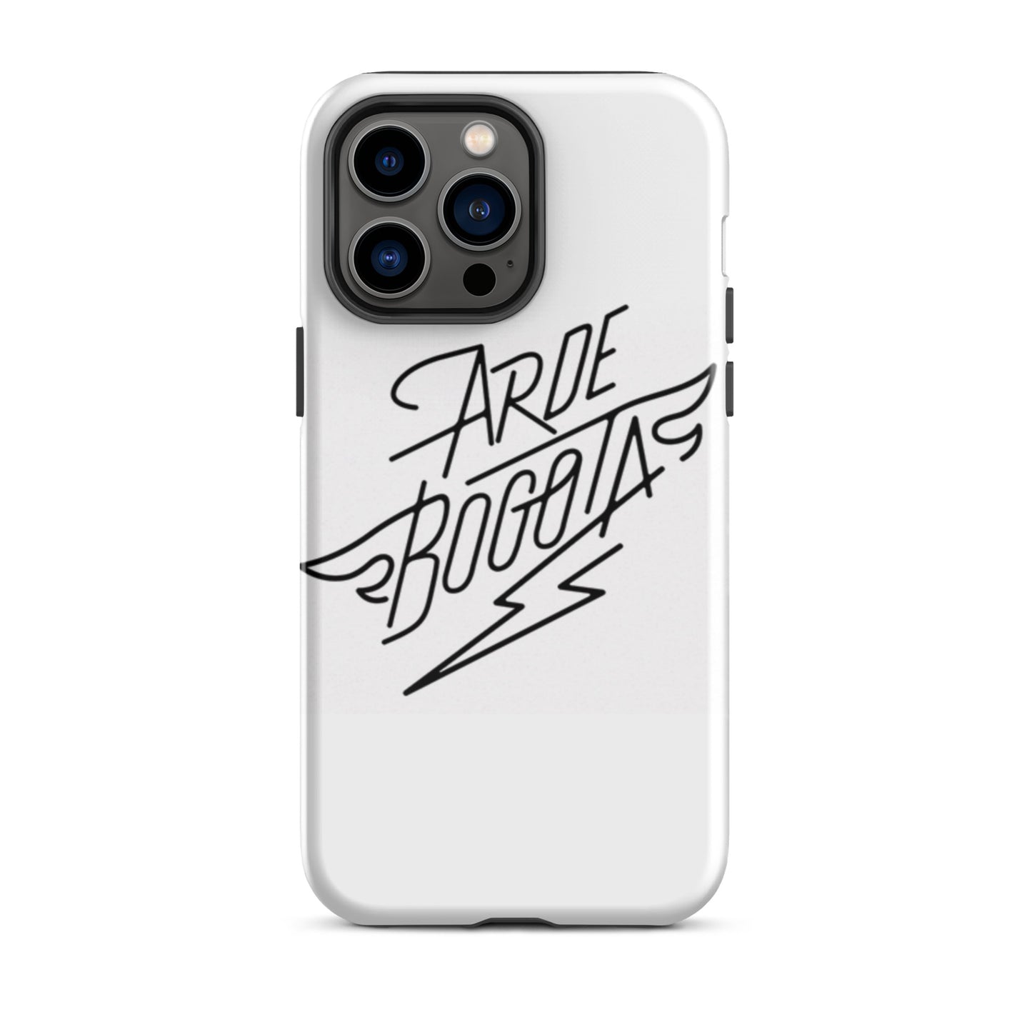 Funda dura para iPhone® Arde Bogotá Logo