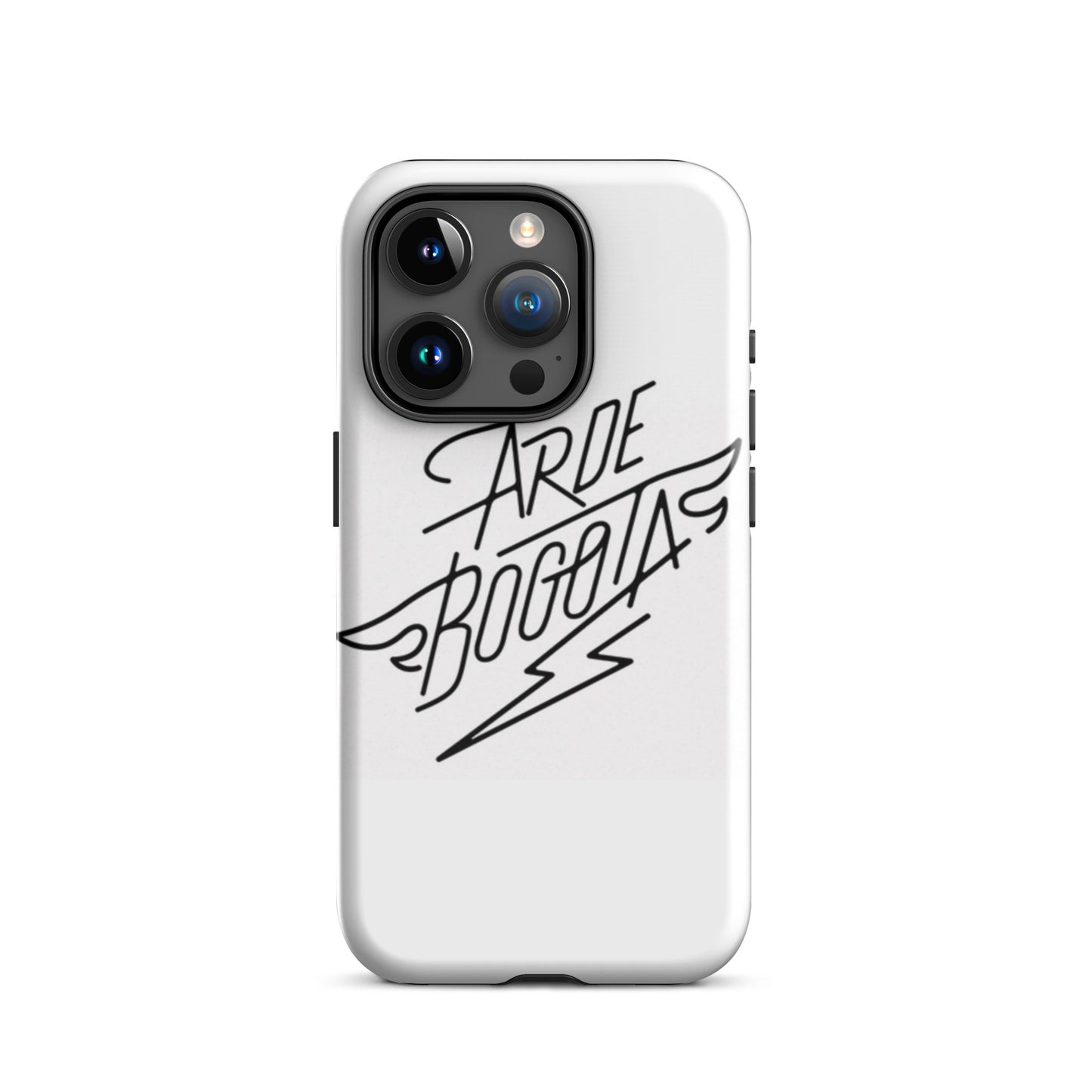 Funda dura para iPhone® Arde Bogotá Logo