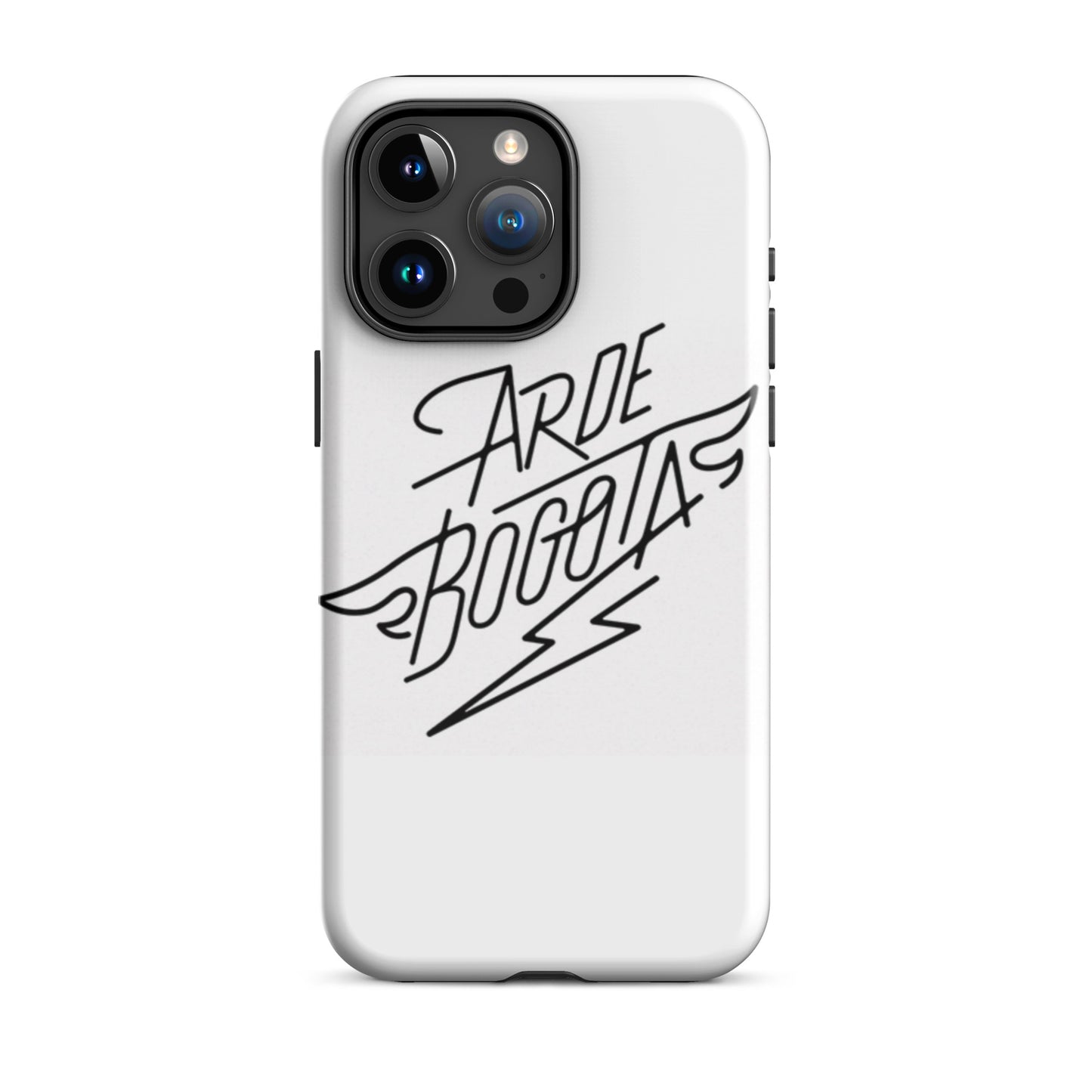 Funda dura para iPhone® Arde Bogotá Logo