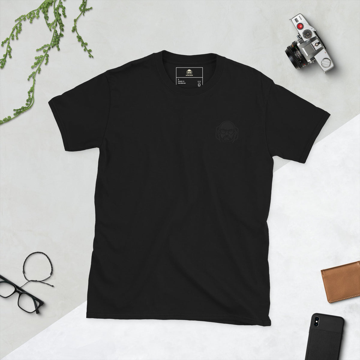 Camiseta de manga corta unisex Logo Solo Cara AntiInfluenzer