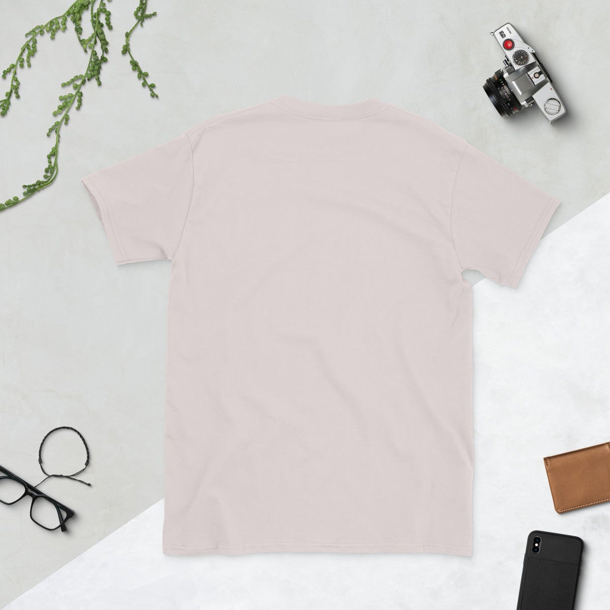 Camiseta de manga corta unisex Bordado Logo AntiInfluenzer