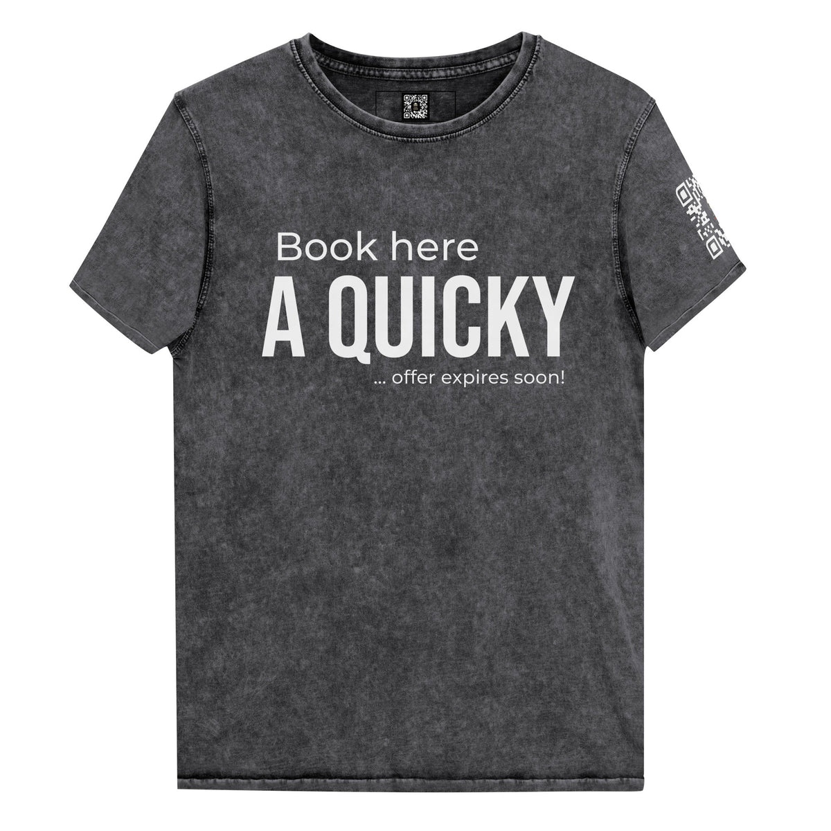Camiseta vaquera - Profesor Anti-Influenzer Book a Quicky