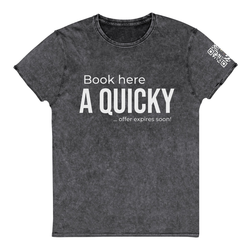 Camiseta vaquera - Book a Quicky - Logo Back