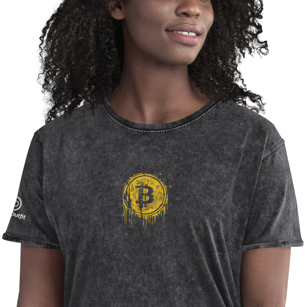 Camiseta vaquera TotalOutfit bitcoin series