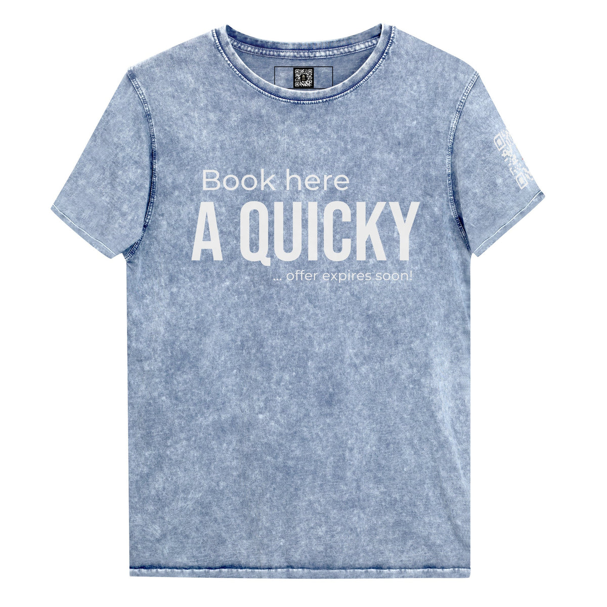 Camiseta vaquera - Profesor Anti-Influenzer Book a Quicky