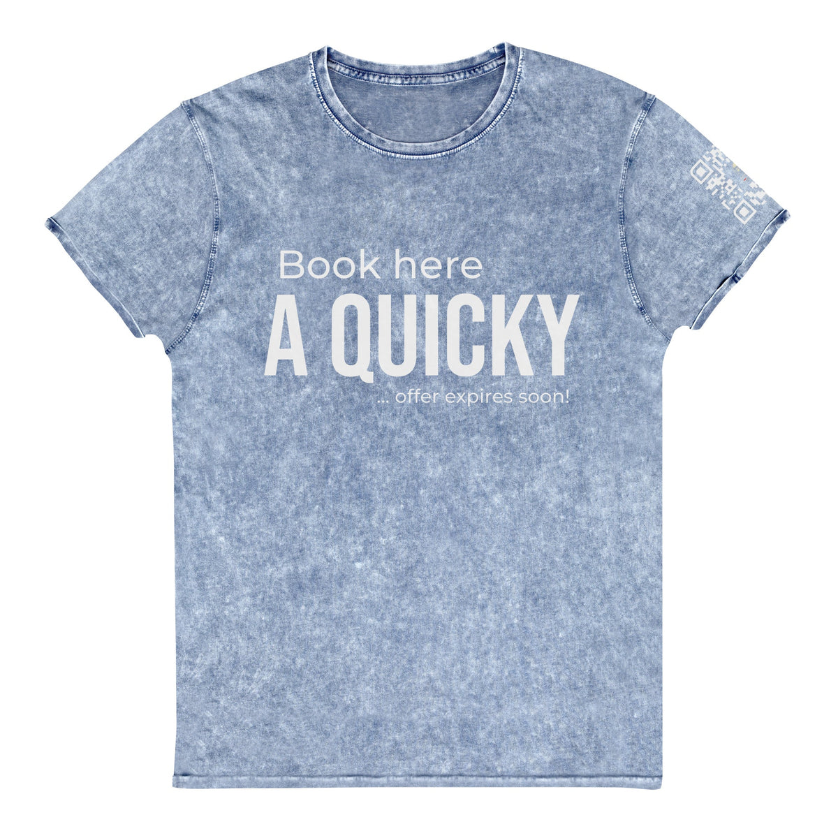 Camiseta vaquera - Book a Quicky - Logo Back