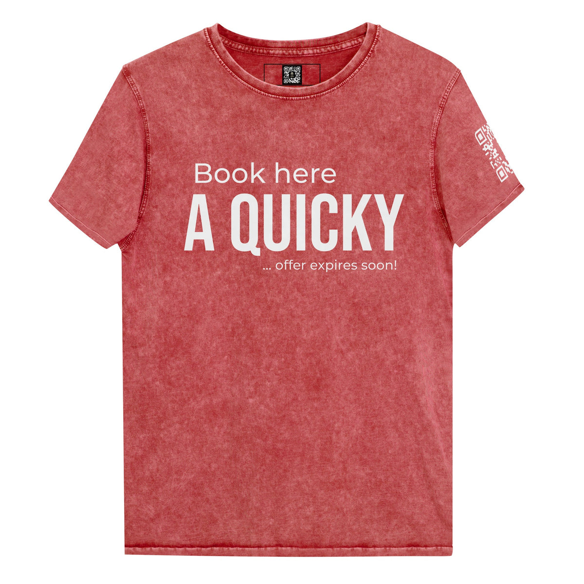 Camiseta vaquera - Profesor Anti-Influenzer Book a Quicky