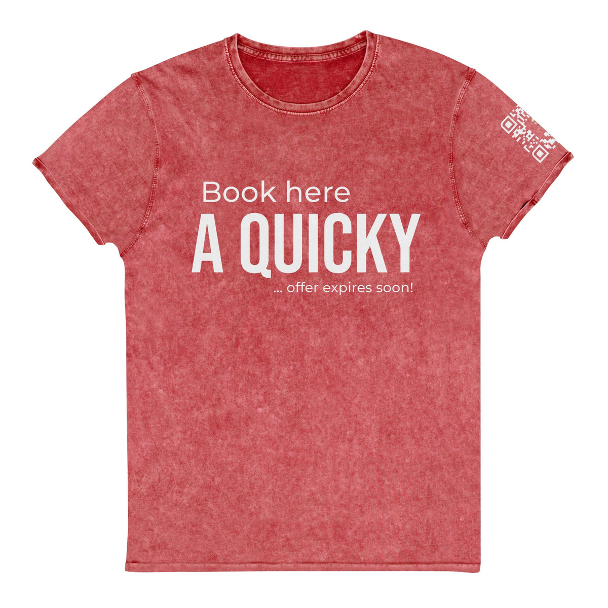 Camiseta vaquera - Book a Quicky - Logo Back