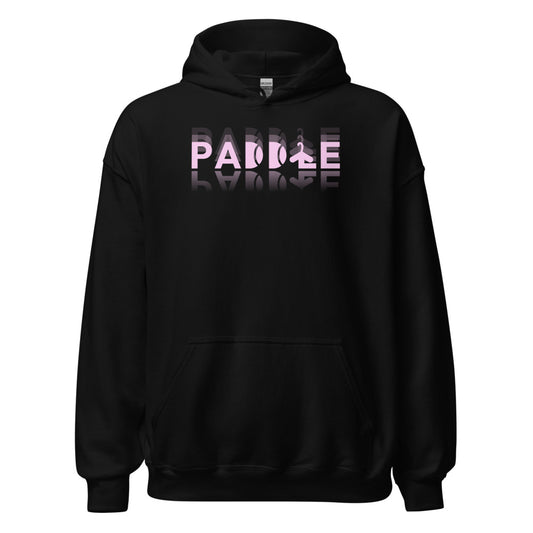 Sudadera Pádel Espejo negra rosa