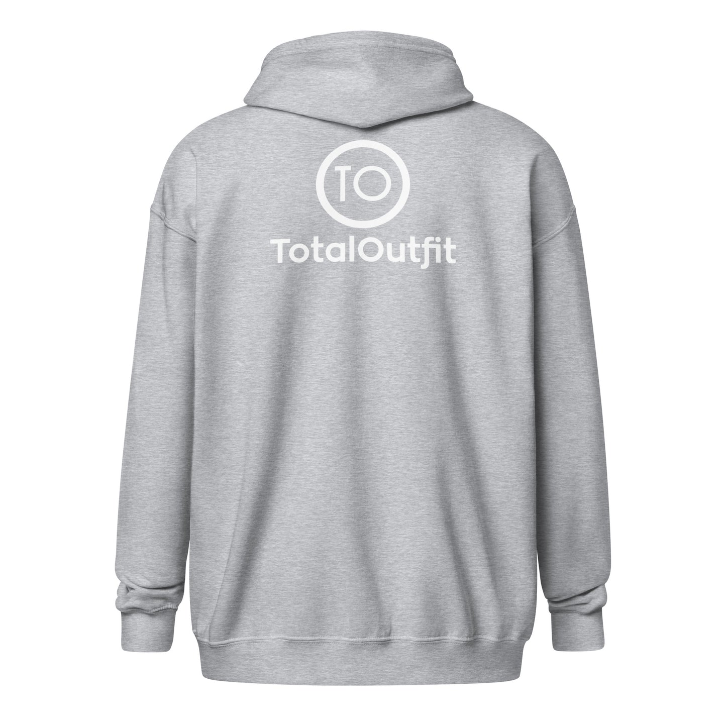Sudadera gruesa TotalOutfit (unisex con capucha y cremallera)