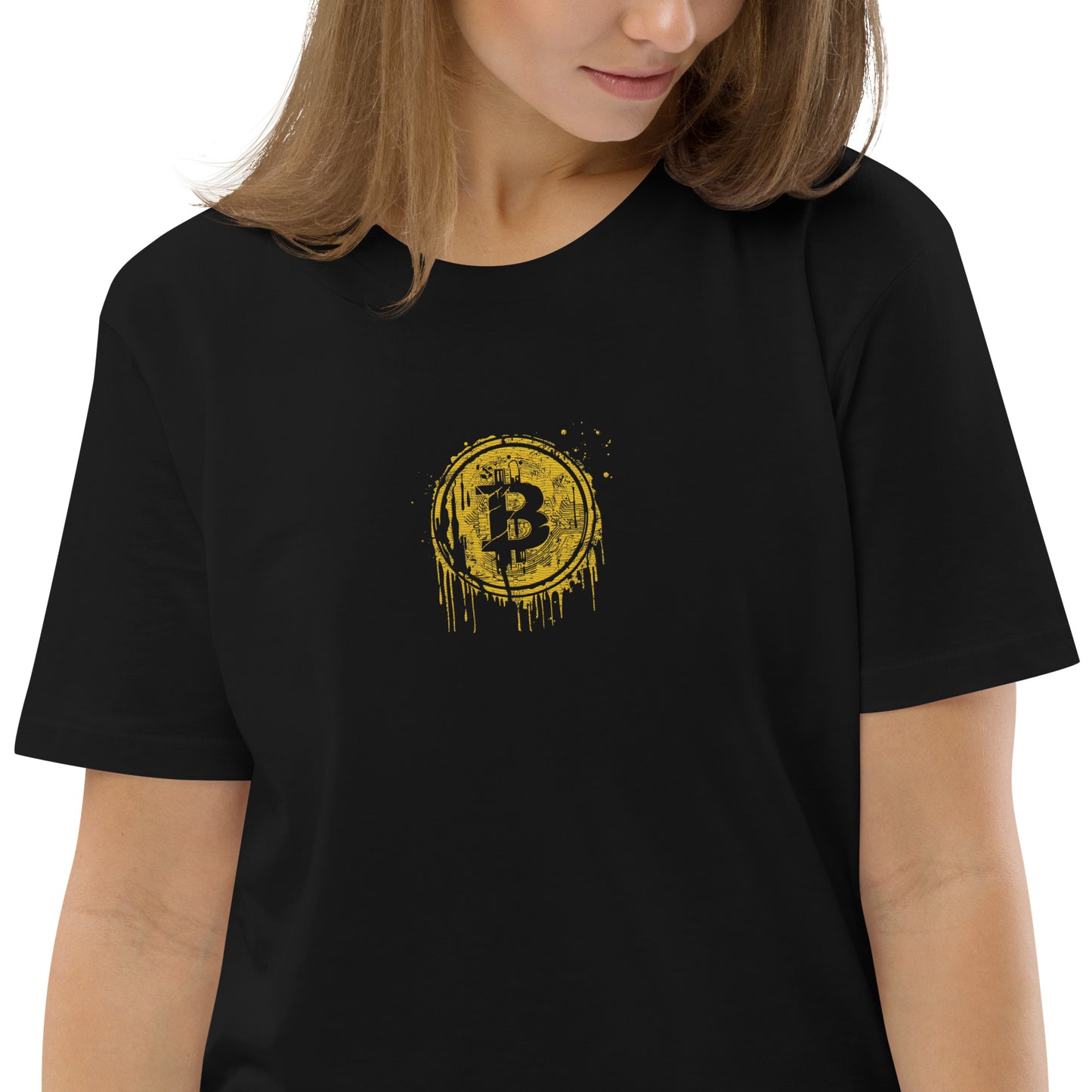 Camiseta de algodón orgánico unisex TotalOutfit bitcoin series