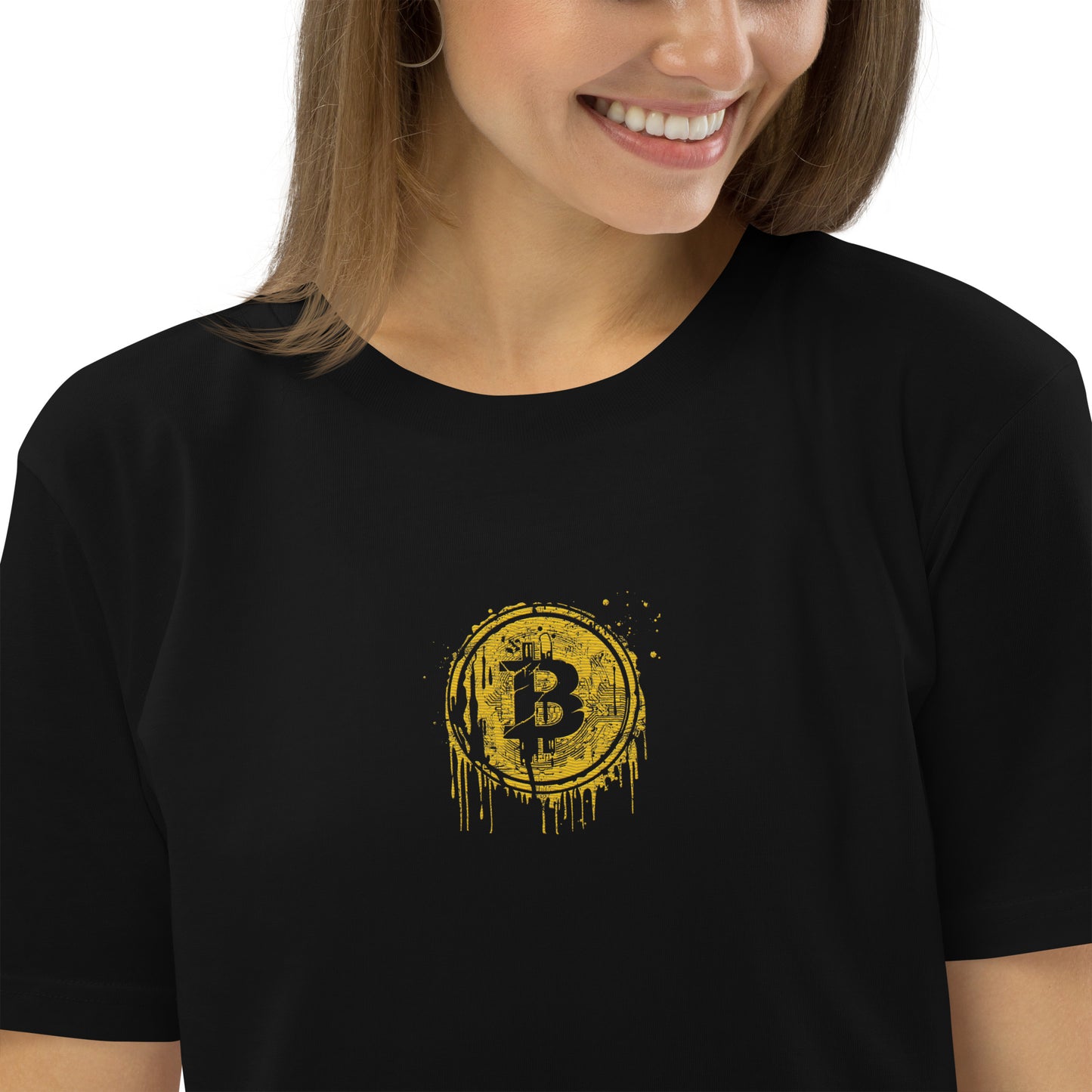 Camiseta de algodón orgánico unisex TotalOutfit bitcoin series