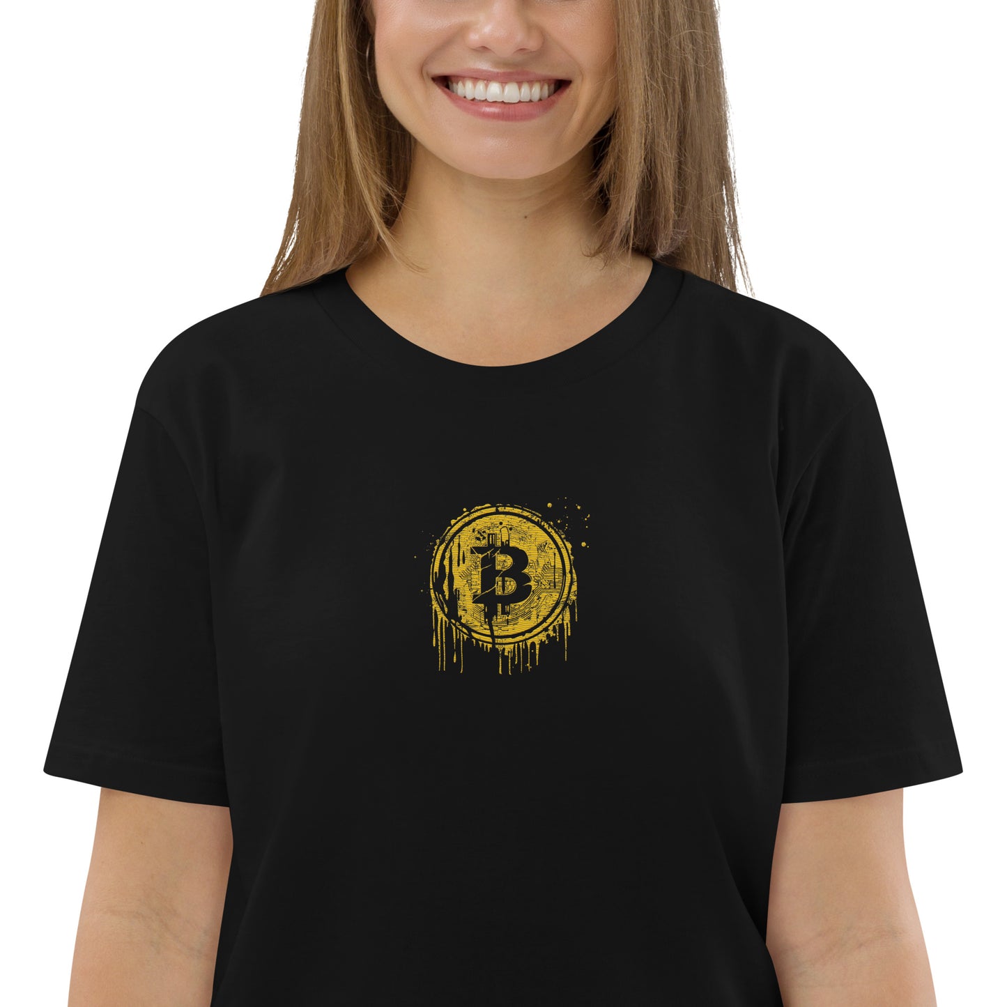 Camiseta de algodón orgánico unisex TotalOutfit bitcoin series