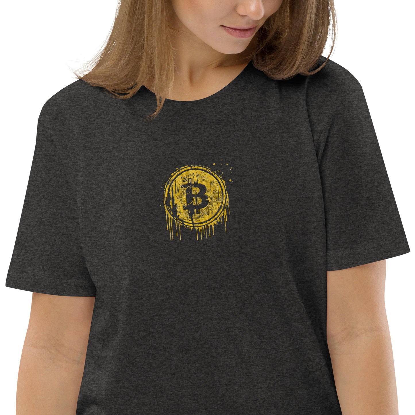 Camiseta de algodón orgánico unisex TotalOutfit bitcoin series