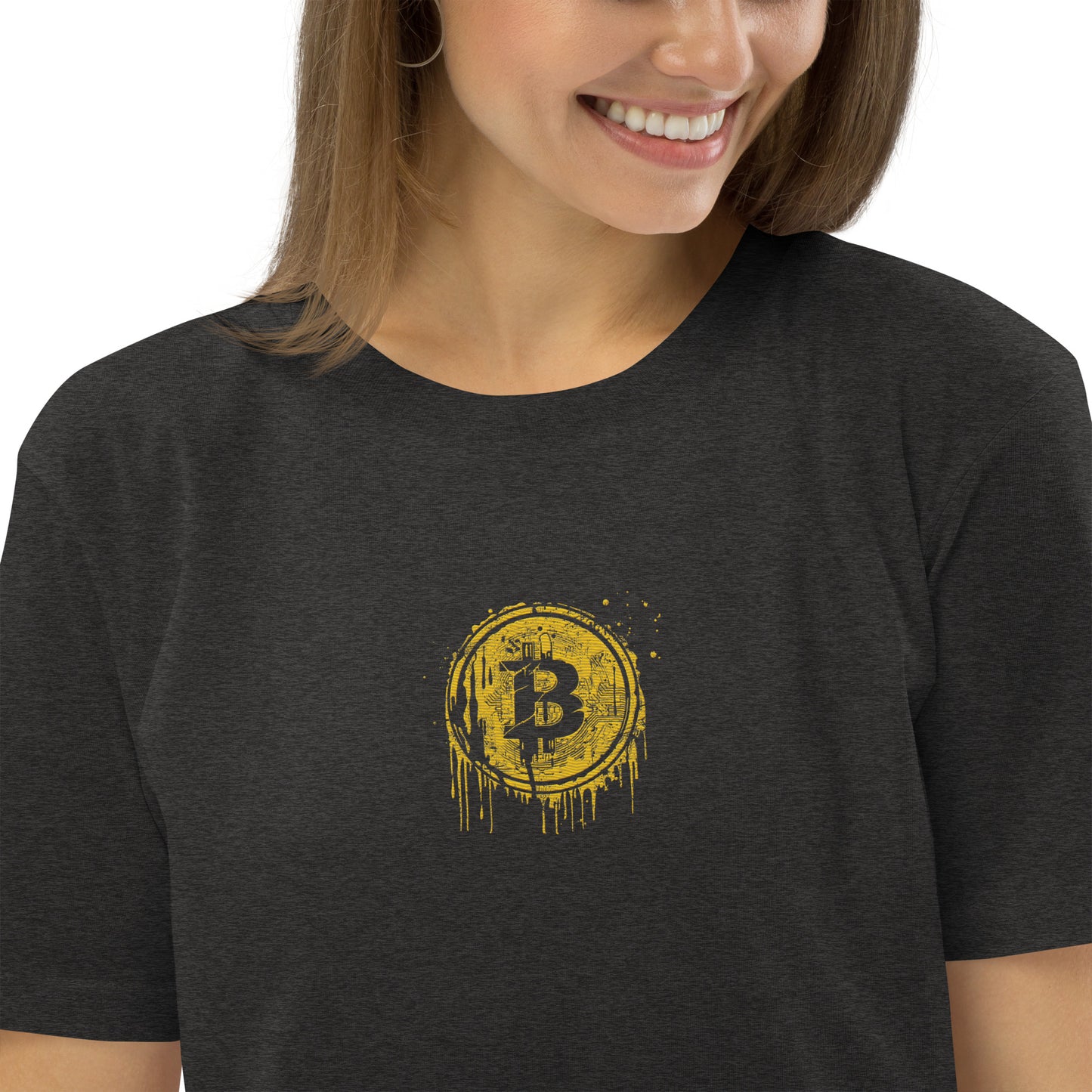 Camiseta de algodón orgánico unisex TotalOutfit bitcoin series