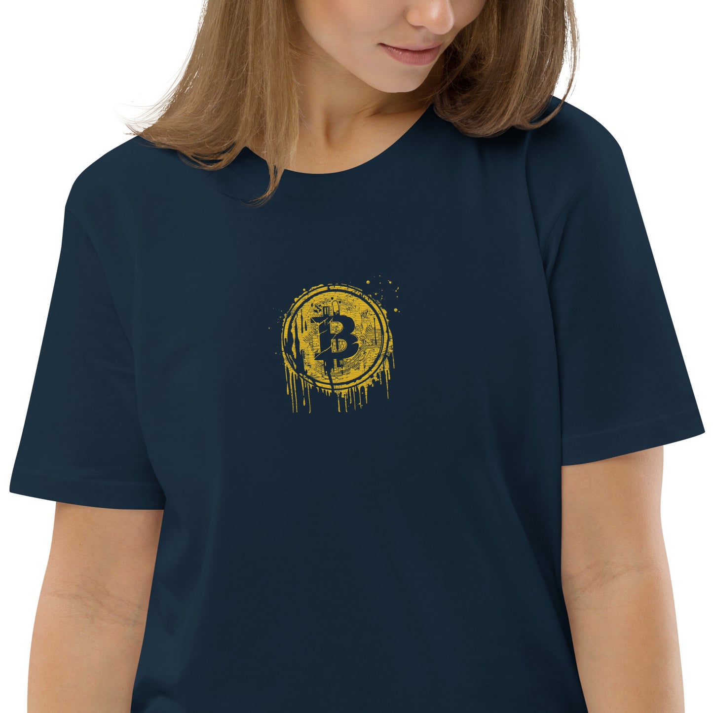 Camiseta de algodón orgánico unisex TotalOutfit bitcoin series