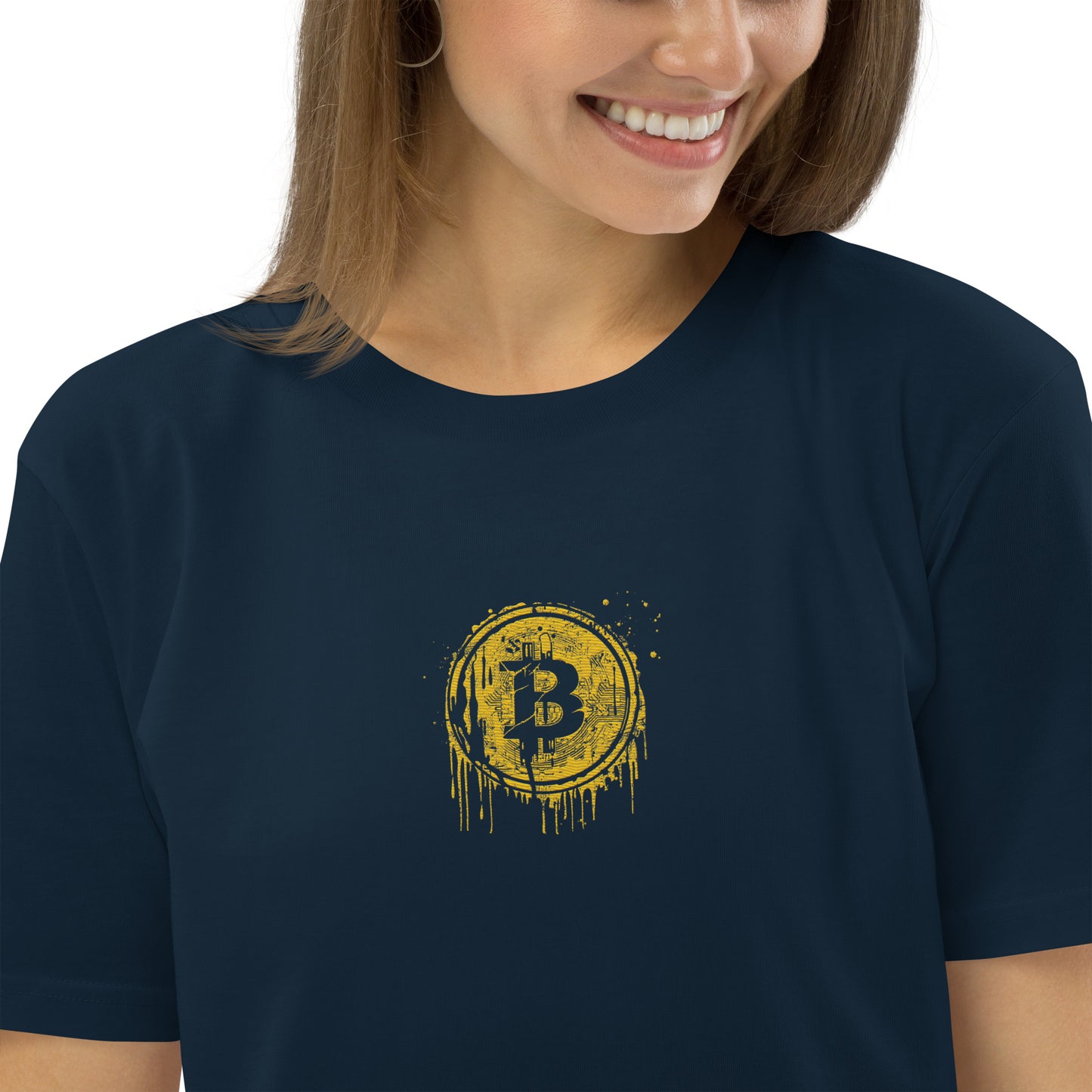 Camiseta de algodón orgánico unisex TotalOutfit bitcoin series