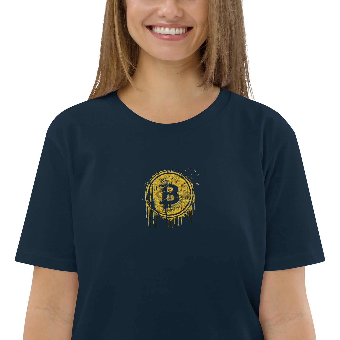 Camiseta de algodón orgánico unisex TotalOutfit bitcoin series