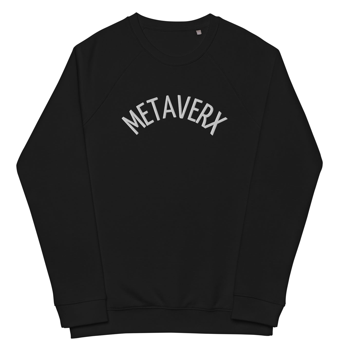 Sudadera orgánica raglán unisex TotalOutfit Metaverx