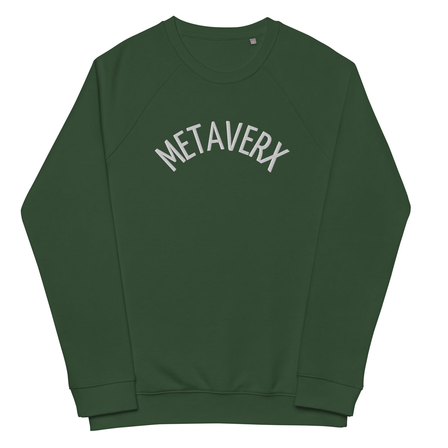 Sudadera orgánica raglán unisex TotalOutfit Metaverx