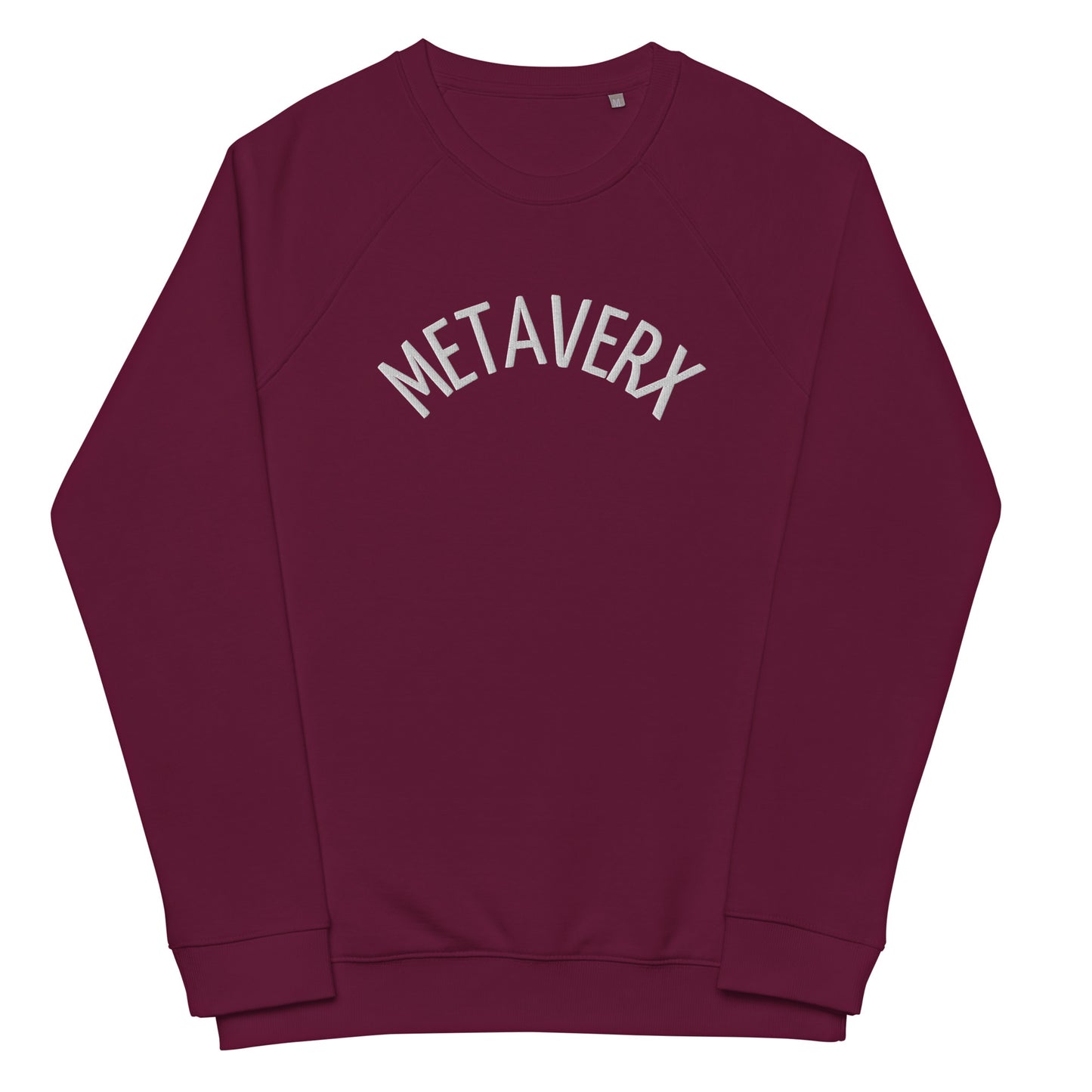 Sudadera orgánica raglán unisex TotalOutfit Metaverx