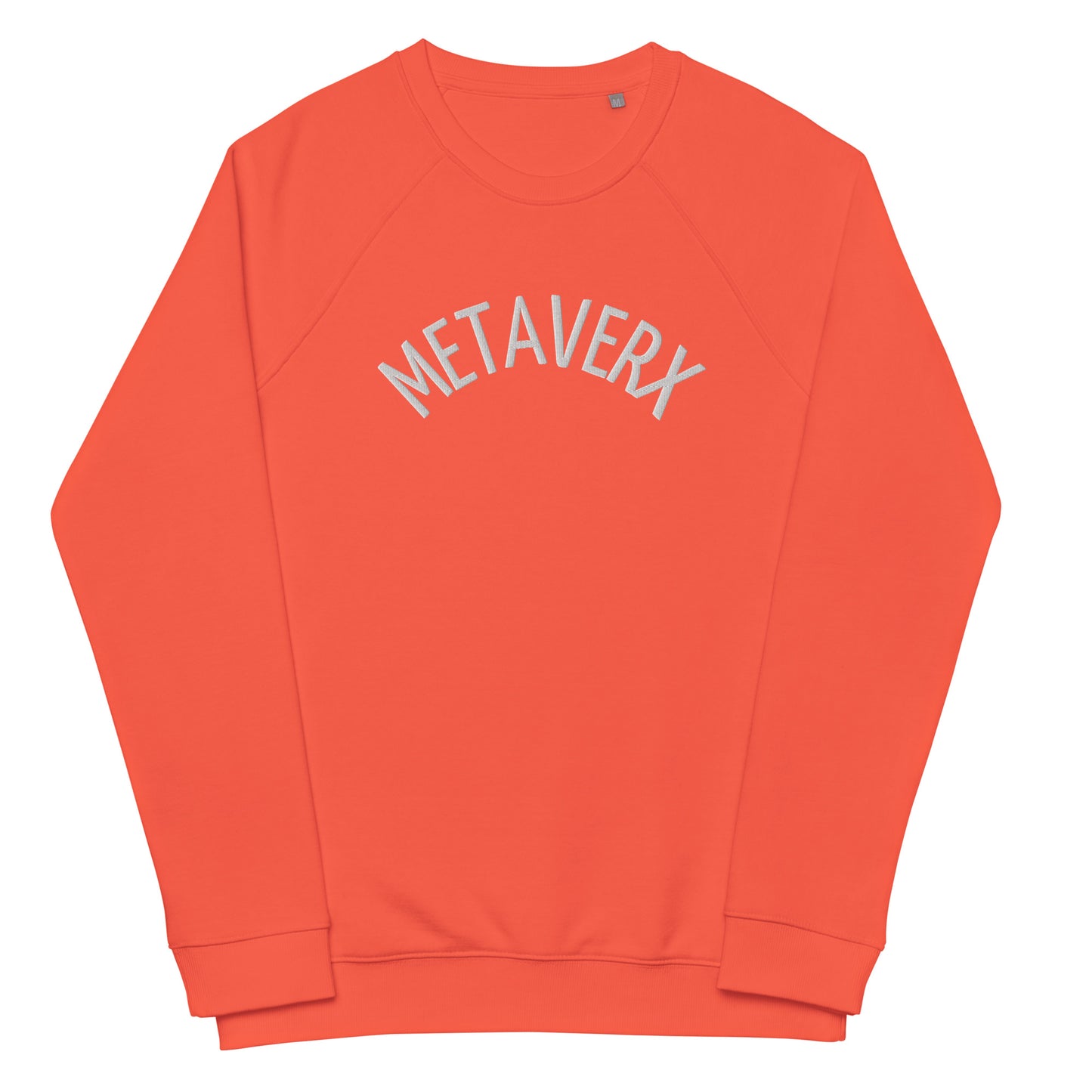 Sudadera orgánica raglán unisex TotalOutfit Metaverx