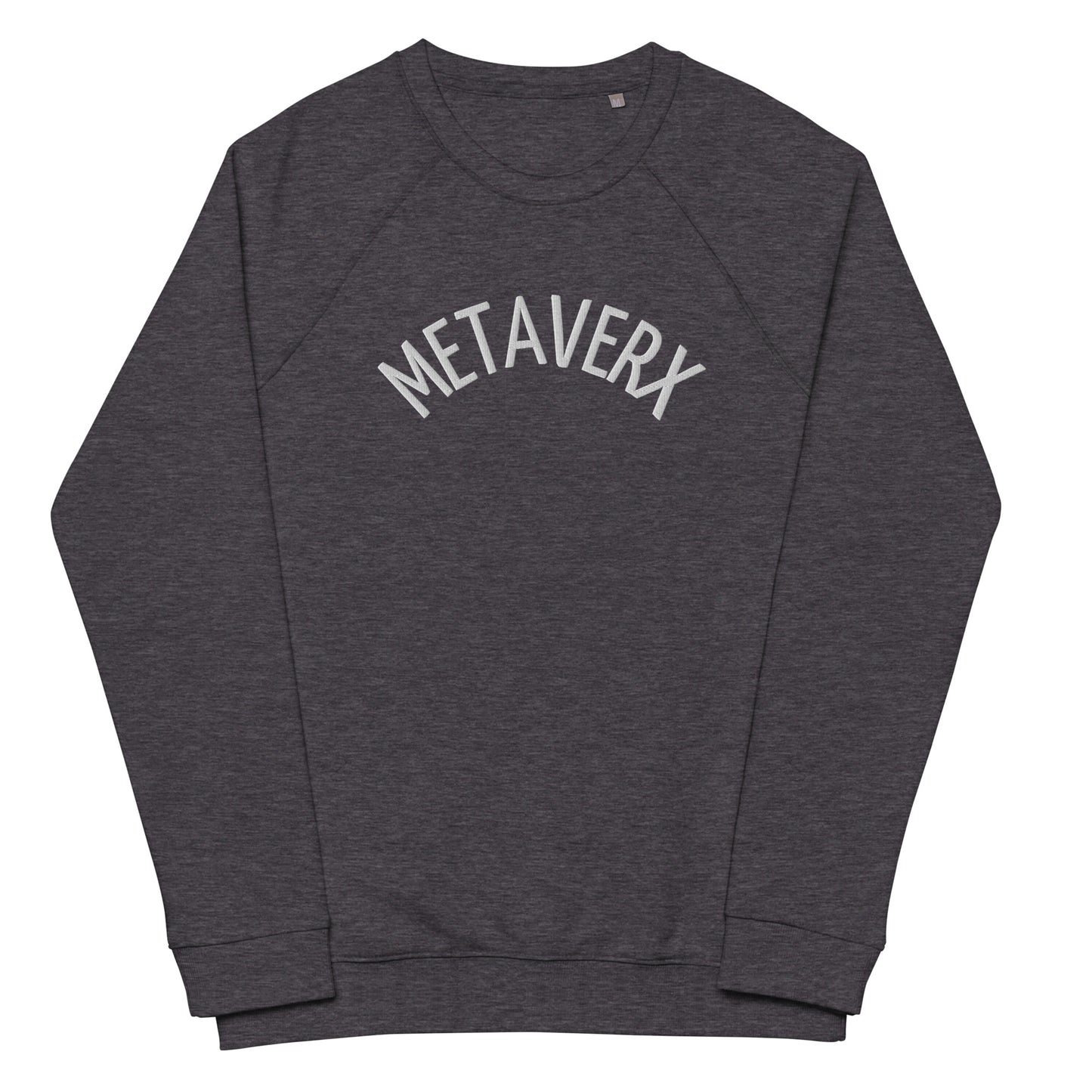 Sudadera orgánica raglán unisex TotalOutfit Metaverx