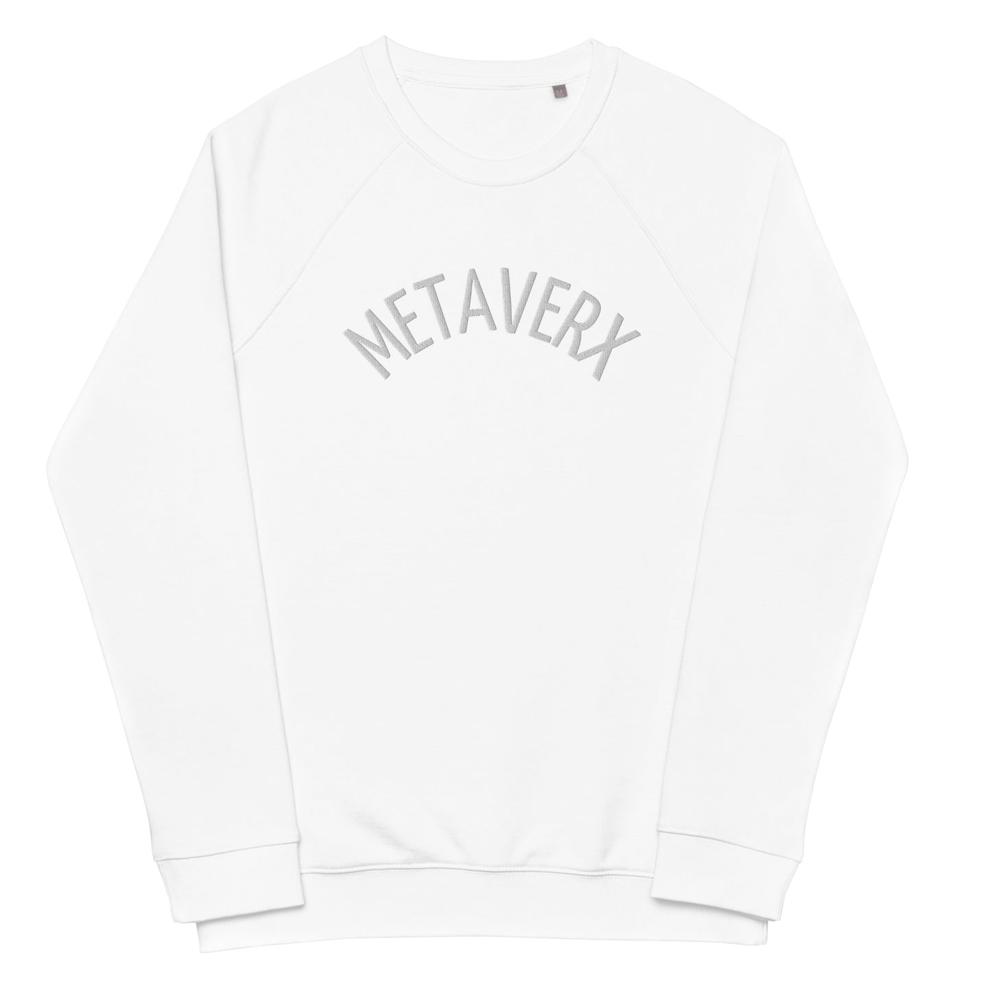 Sudadera orgánica raglán unisex TotalOutfit Metaverx