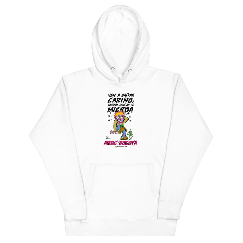 Sudadera con capucha unisex Colección Exclusiva Arde Bogotá