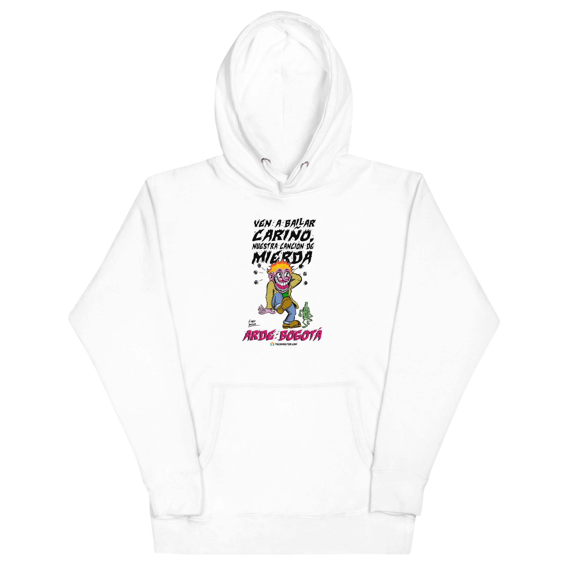 Sudadera con capucha unisex Colección Exclusiva Arde Bogotá