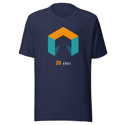Camiseta TuConsultor 20 Aniversario Isotipo XL · azul marino