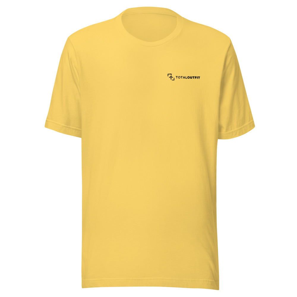 Camiseta Golf Club · diseño B · prenda amarilla, hilo negro