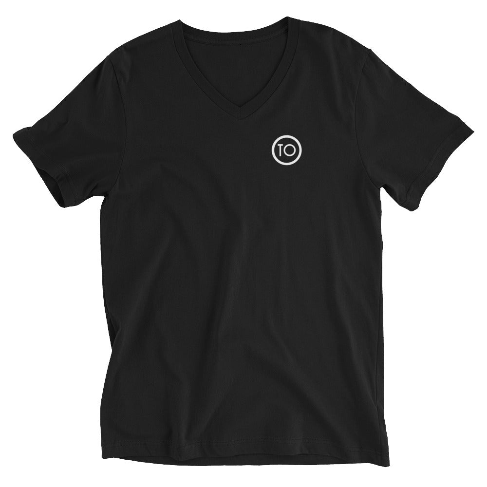 Camiseta de manga corta y cuello de pico unisex básica TotalOutfit TO - TotalOutfit Shop