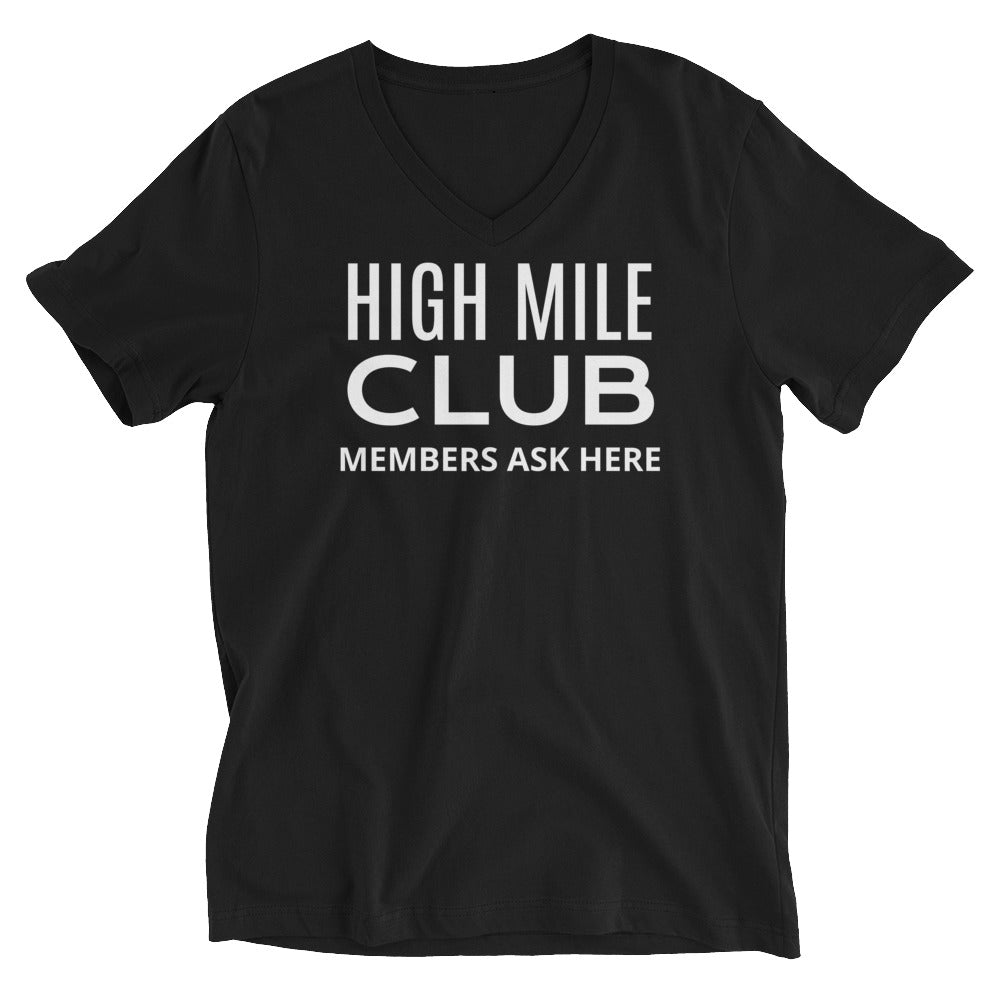 HIGH CLUB MEMBERS Camiseta de manga corta y cuello de pico unisex TOTALOUTFIT