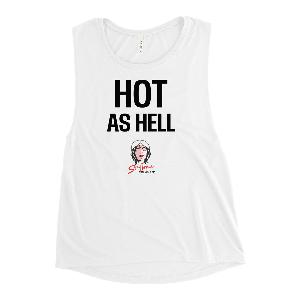 Camiseta sin mangas para mujer SexyTana Hot as Hell