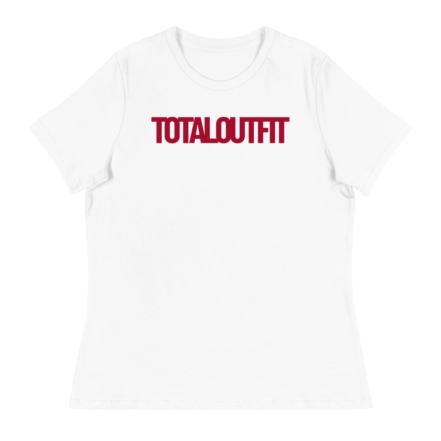 Camiseta suelta mujer TOTALOUTFIT TEXT LOGO Collection
