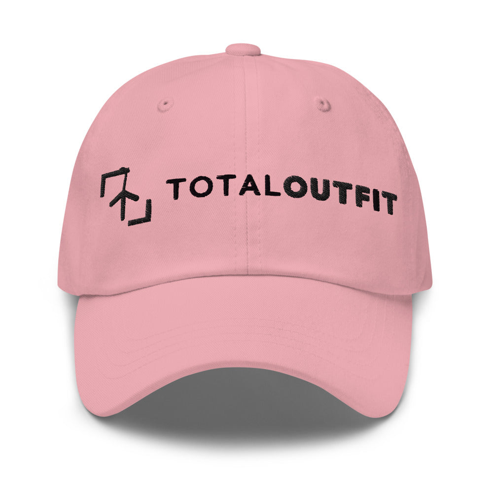 Gorra Golf Club · diseño B · rosa con bordado negro