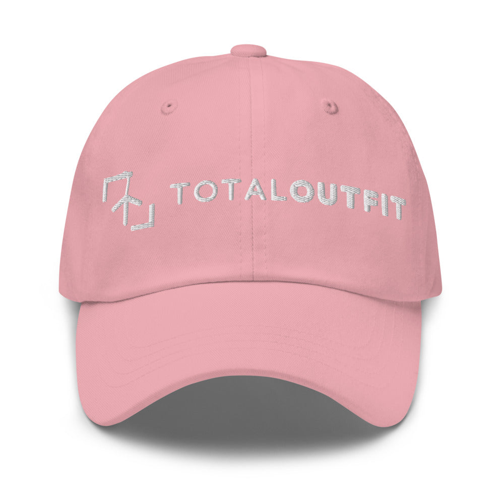 Gorra Pádel Club · diseño B · rosa con bordado blanco