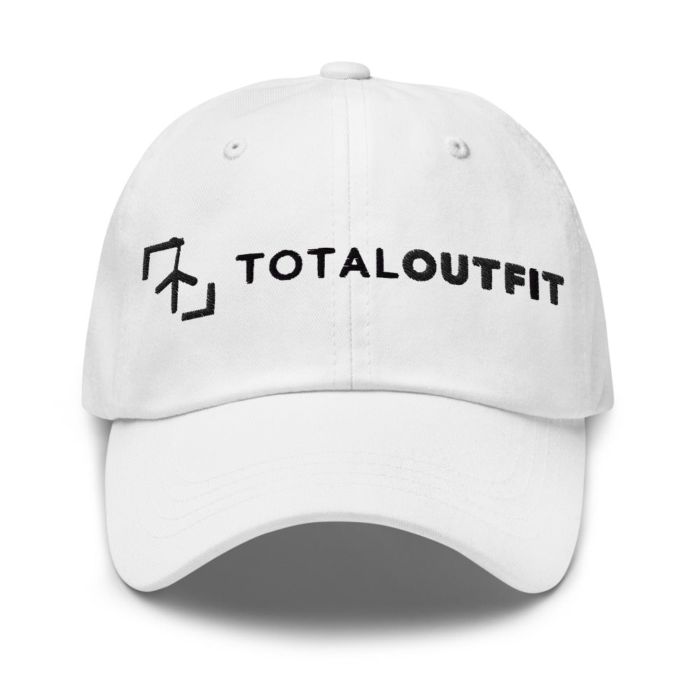 Gorra Tenis Club · diseño B · blanca con bordado negro