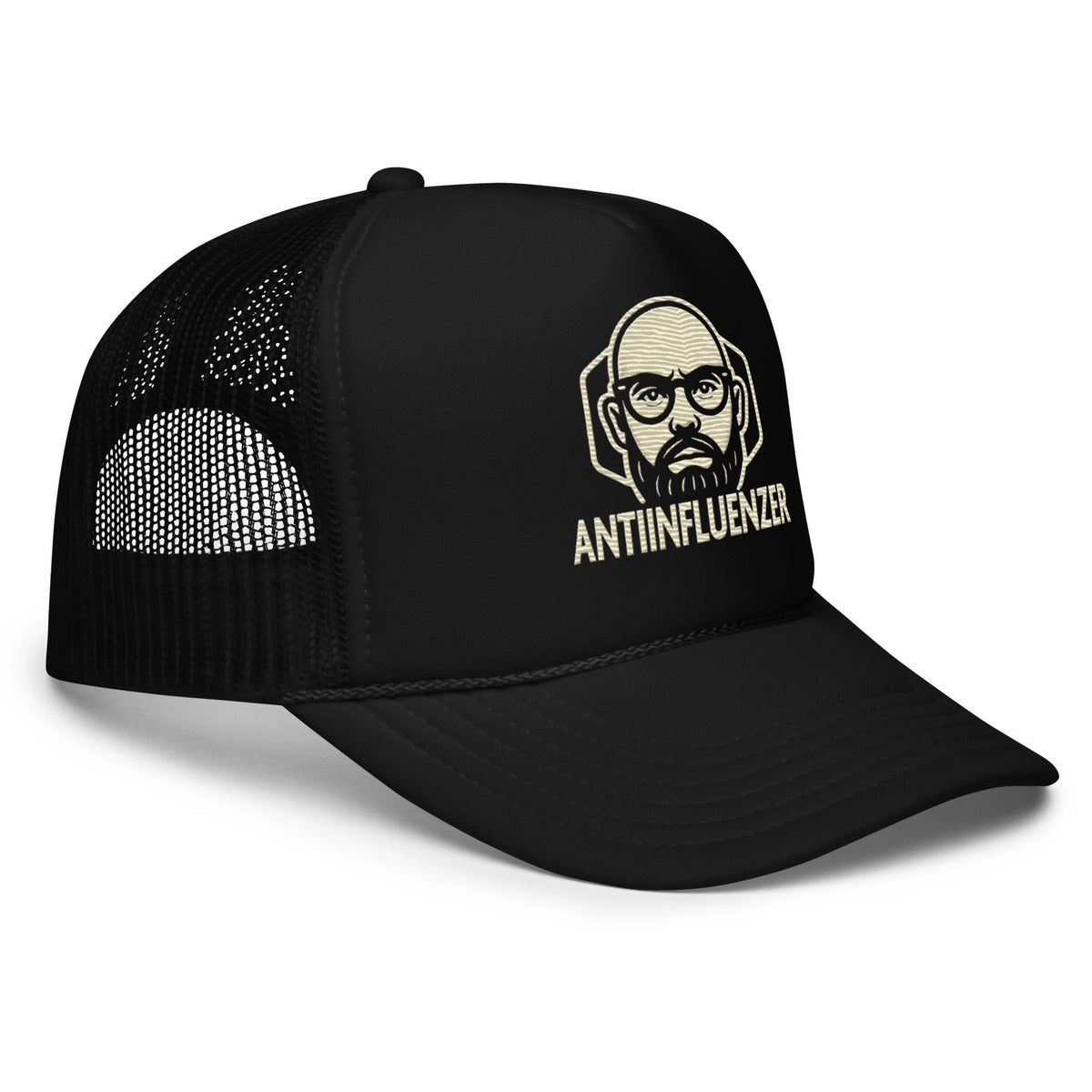 Gorra trucker con frontal de espuma AntiInfluenzer Edition