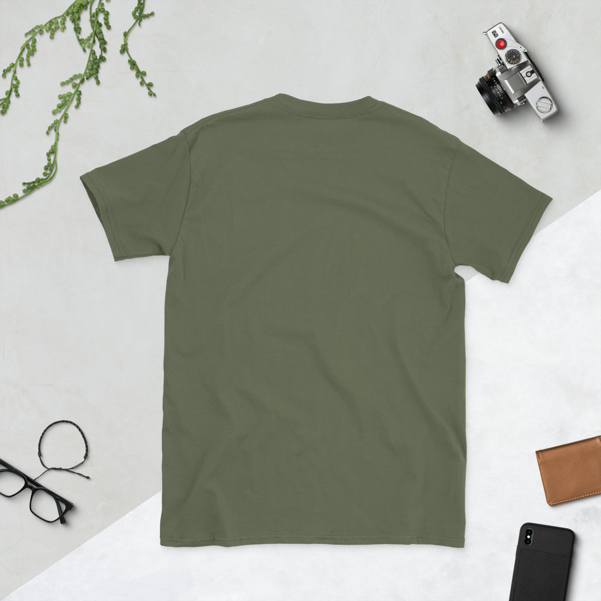 Camiseta de manga corta unisex Bordado Logo AntiInfluenzer