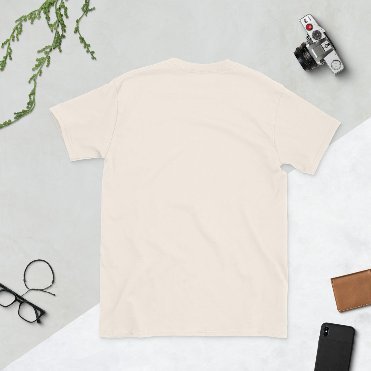 Camiseta de manga corta unisex Bordado Logo AntiInfluenzer