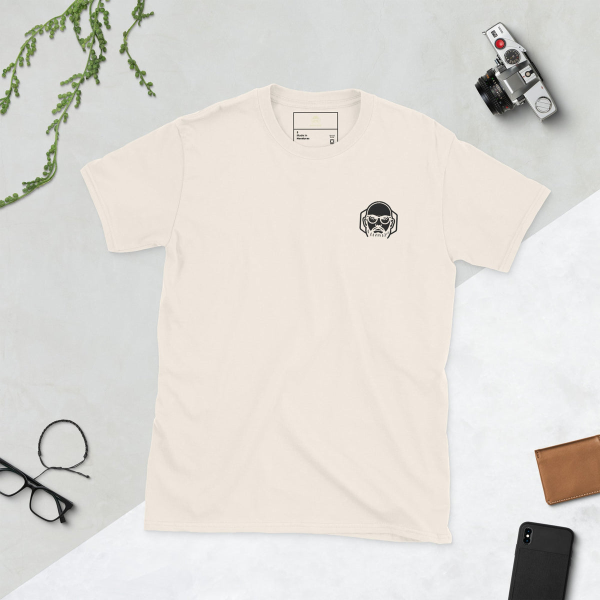 Camiseta de manga corta unisex Logo Solo Cara AntiInfluenzer